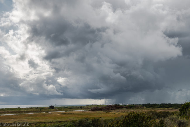 Byge trækker ind over Skagen