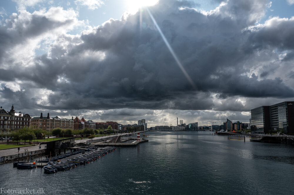 Skyer over Københavns Havn