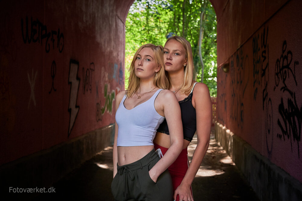Veninderne Anna Schioldann Nielsen og Kia Ekman, Charlottenlund Skov, september 2020